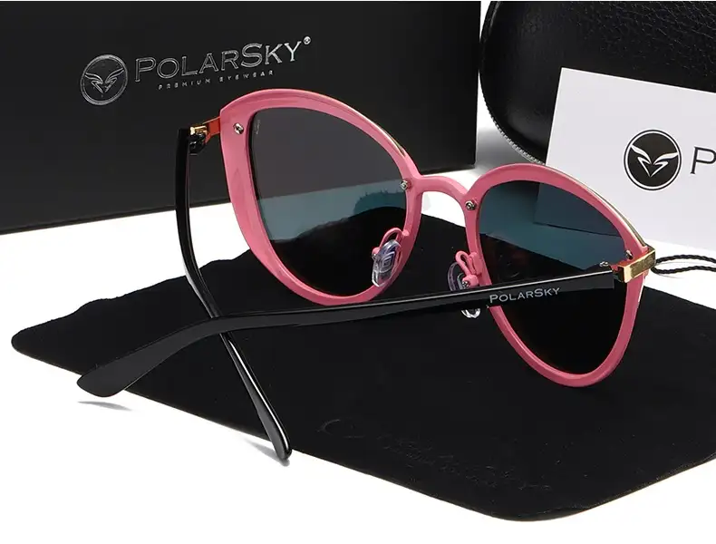 Okulary przeciwsłoneczne z polaryzacją UV400 damskie muchy PolarSky — 14