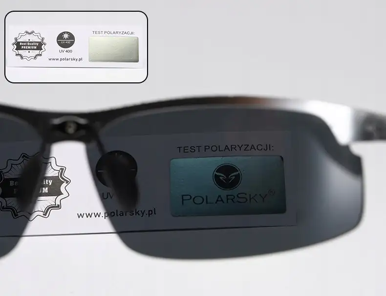 Okulary przeciwsłoneczne POLARSKY aluminiowe FOTOCHROM polaryzacja — 15