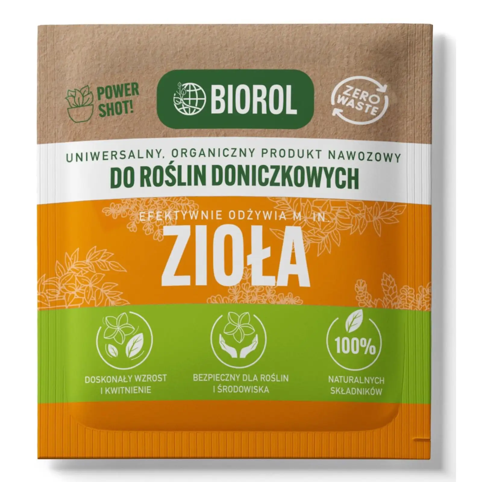 Nawóz BIOROL Power Shot 50g | Zioła