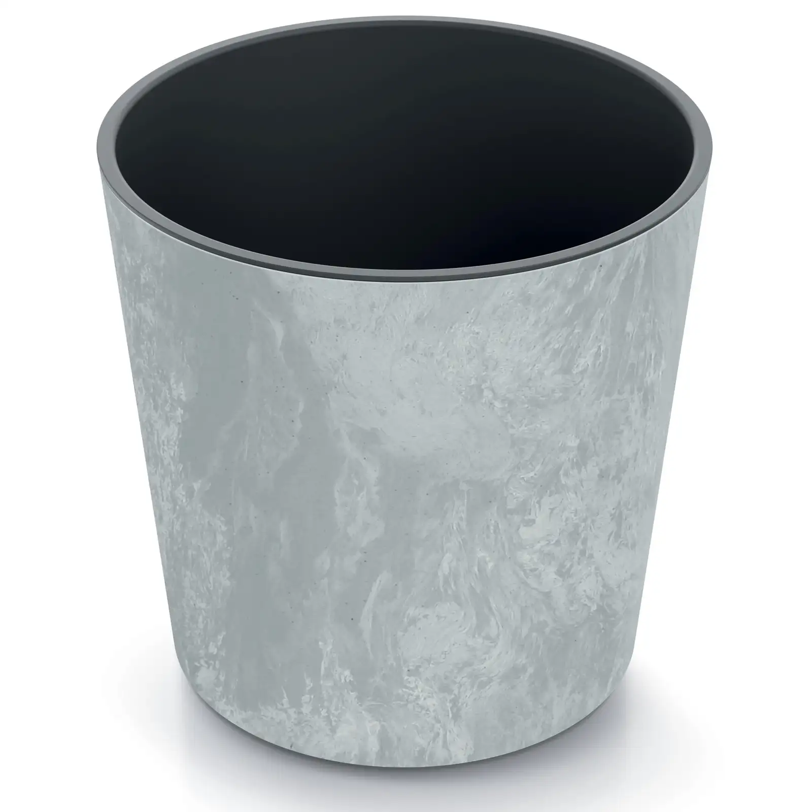 Doniczka okrągła URBI Round Beton Effect DURO250E, 25x25cm, Kolor Beton — 2