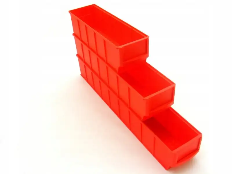 Pojemnik regałowy ShelfBox 300 S | Czerwony — 2