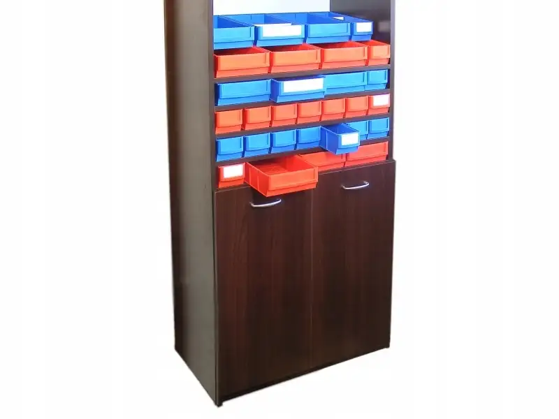 Pojemnik regałowy ShelfBox 300 S | Czerwony — 4