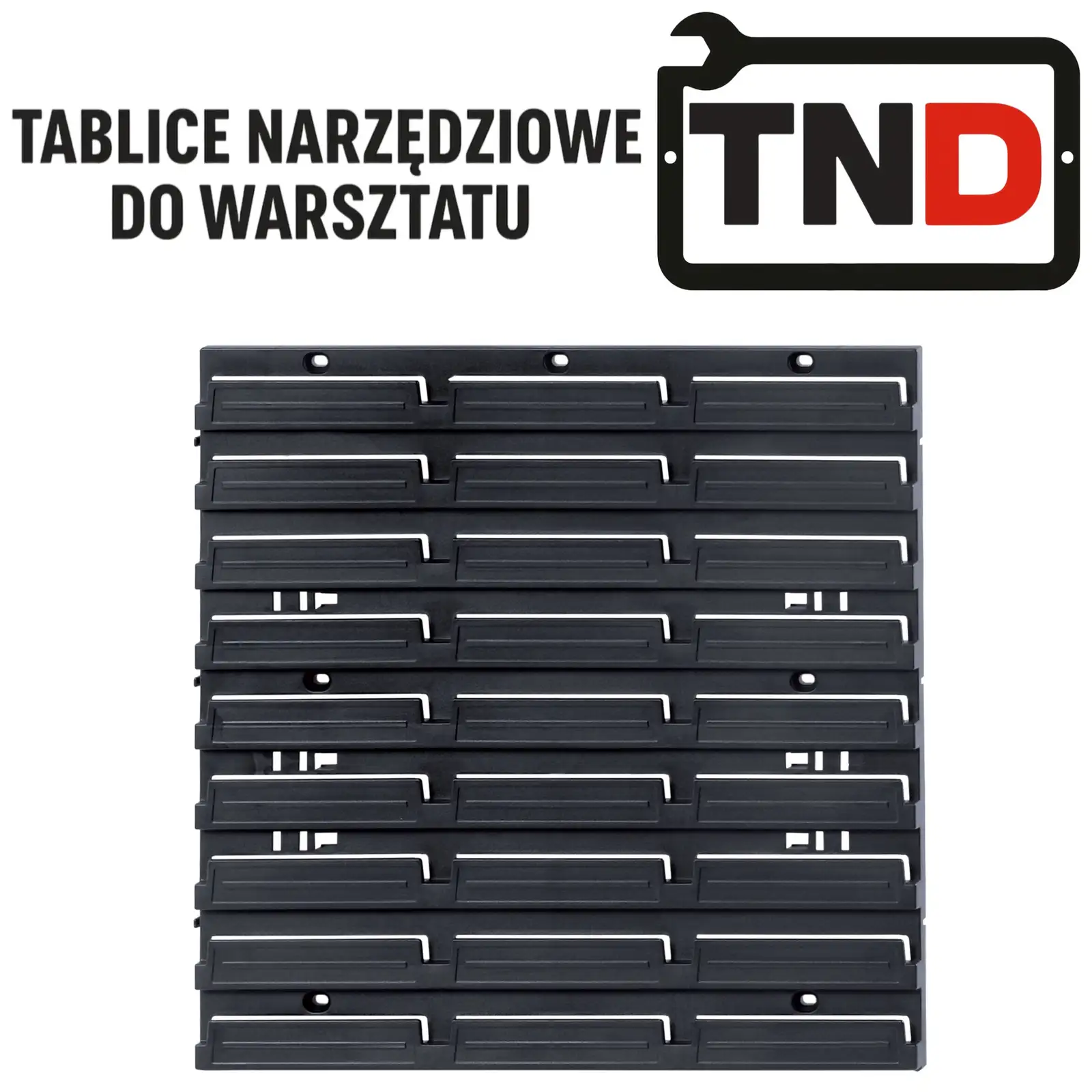 Tablica narzędziowa TND 39x39, 1 szt. Czarna — 2