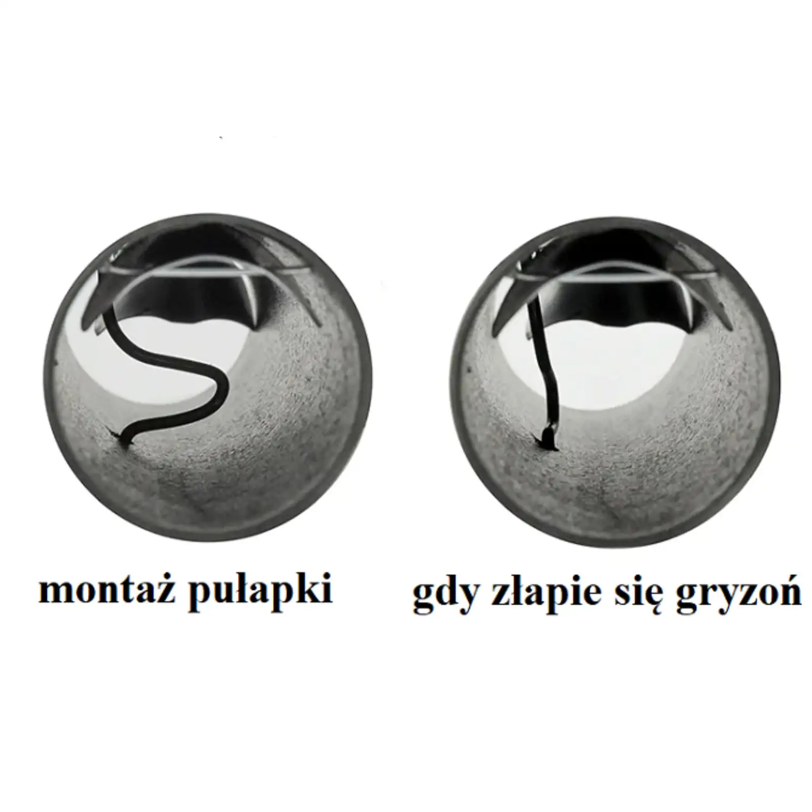 Pułapka na krety z sygnalizatorem - zestaw 5 sztuk — 4