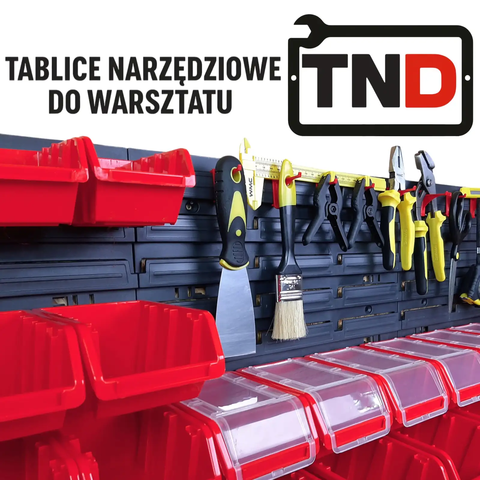 Tablica narzędziowa TND 39x39, 1 szt. Czarna — 5