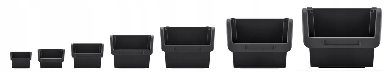 Pojemnik magazynowy Truck KTR16 | Czarny — 3